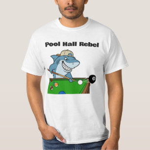 Funny Billiards Pool Hall Rebel T-Shirt