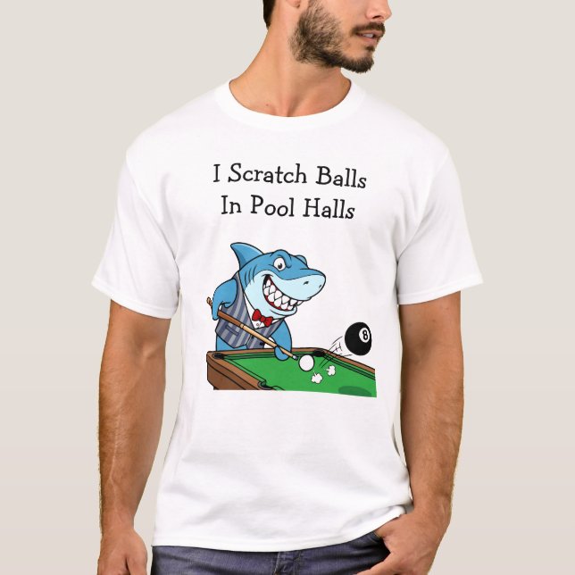 Funny Billiards Pool Hall Rebel Tshirts (Front)