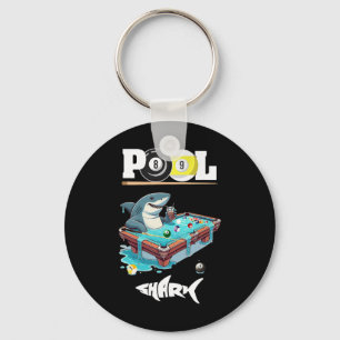 Funny Billiards Pool Shark Cool  Key Ring