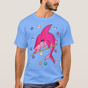 Funny Billiards pool shark female T-Shirt