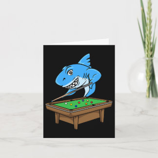 Funny Billiards Pool Shark Hall Snooker Joke Billi Card