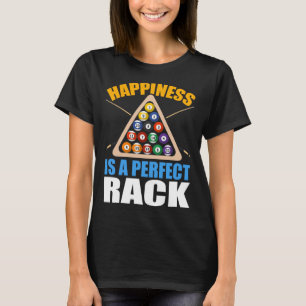 Funny Billiards Rack  Humour Pool T-Shirt