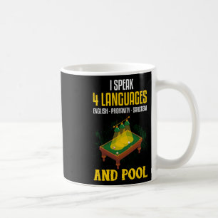Funny Billiards Shirt Joke Sarcastic Billard Pool  Coffee Mug
