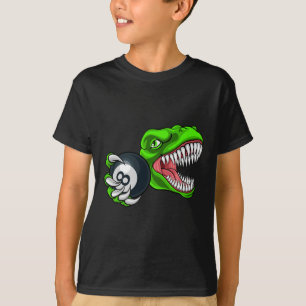 Funny Billiards T-rex Art Billiards Playing Pool P T-Shirt