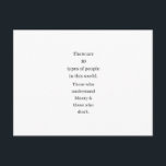 Funny Binary Math Computing Joke Gift Postcard<br><div class="desc">Which one of those 10 people are you?</div>