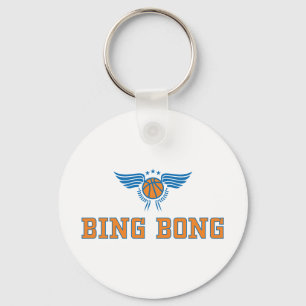 Funny Bing Bong NYC Subway Ball Rally Cry Key Ring