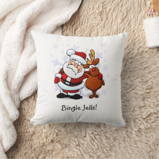 Funny Bingle Jells Holiday Cushion