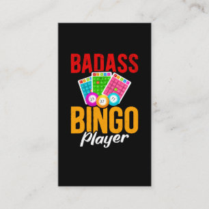 Funny Bingo Balls Sarcastic Bingo Player Business Card
