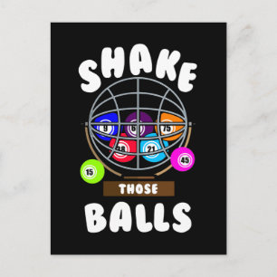 Funny Bingo Gambling Joke Bingo Postcard