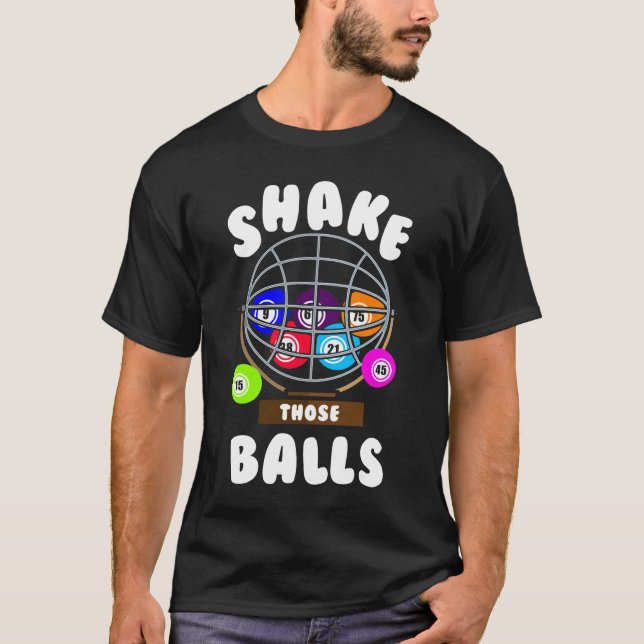 Funny Bingo Gambling Joke Bingo T-Shirt (Front)