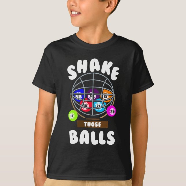 Funny Bingo Gambling Joke Bingo T-Shirt (Front)