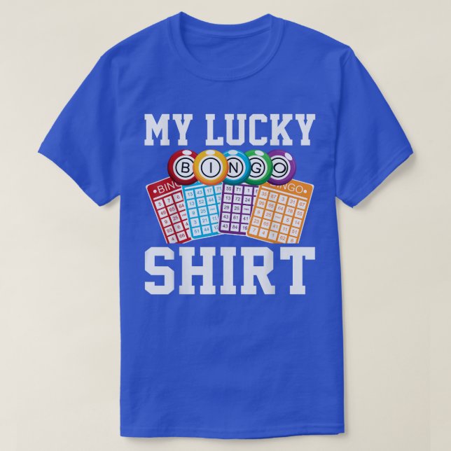 Funny Bingo Player My Lucky Bingo T-Shirt Copy (Design Front)