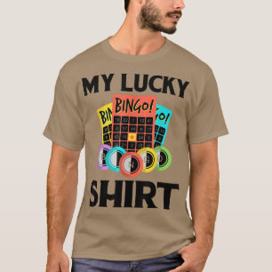 Funny Bingo Player My Lucky Bingo T-Shirt Copy Cop