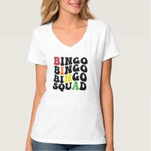 Funny Bingo squad word art T-Shirt