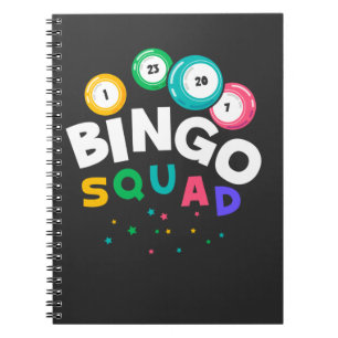 Funny Bingo Team Gambling Humour Notebook