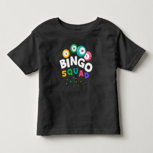 Funny Bingo Team Gambling Humour Toddler T-Shirt