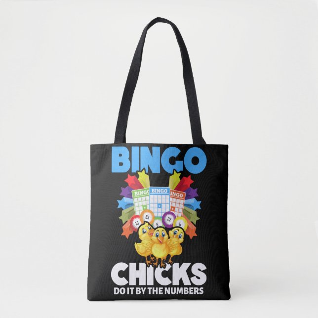 Funny Bingo Women Bingo Player Girls Tote Bag (Front)