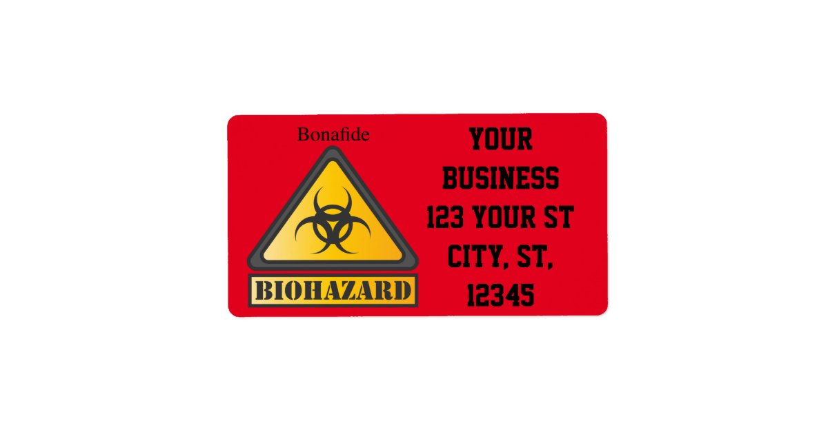Funny Biohazard Warning Sign Thunder_Cove | Zazzle