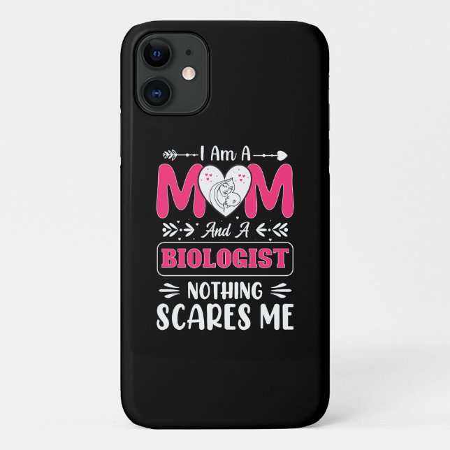 Funny Biologist Mum, Biologist Mum Funny Case-Mate iPhone Case (Back)
