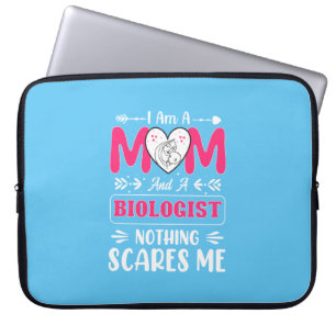 Funny Biologist Mum, Biologist Mum Funny Laptop Sleeve