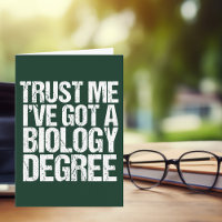 Funny Biology Major Graduation Green Biologist