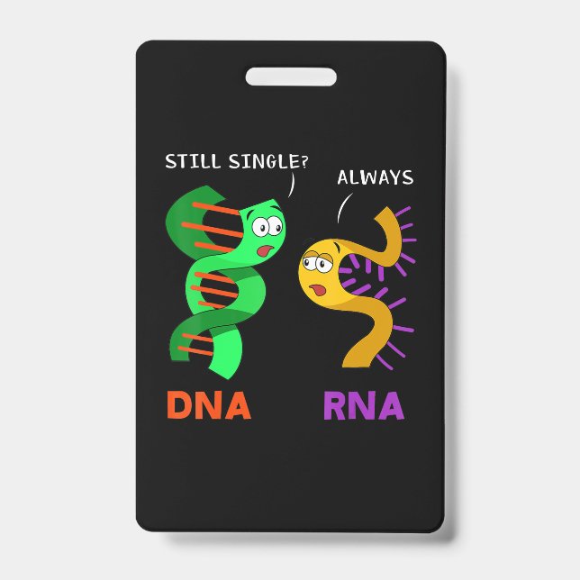 Funny Biology Pun Biologist Teacher Professor Gift ID Badge (Front)