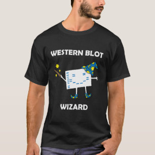 Funny Biology Western Blot Wizard T-Shirt