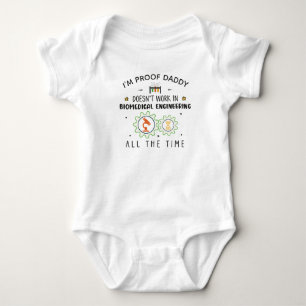 Funny Biomedical Engineer Dad - Biomedical Baby Bodysuit