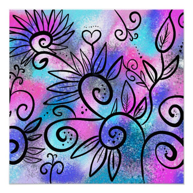 Funny bird art poster (Front)