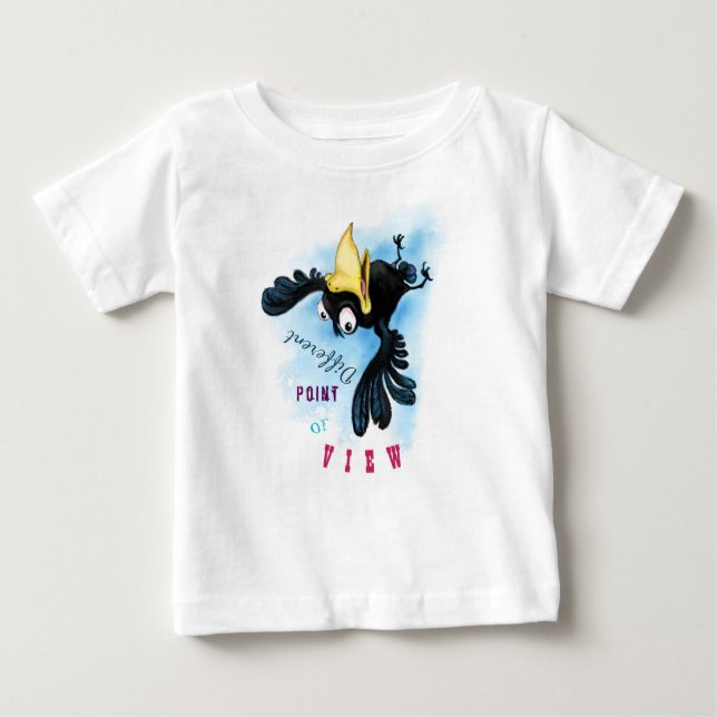 Funny Bird Baby T-Shirt (Front)