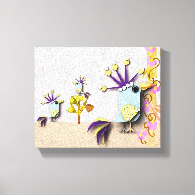Funny Bird Canvas (Front)