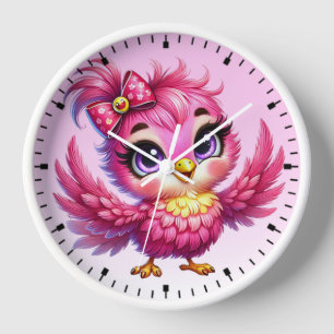 Funny Bird Cartoon Sublimation-56342 Clock