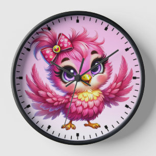 Funny Bird Cartoon Sublimation-56342 Clock