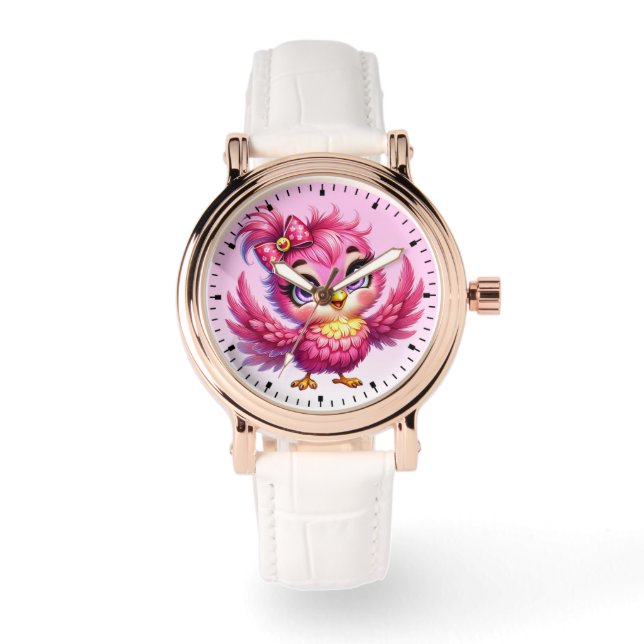Funny Bird Cartoon Sublimation-56342 Watch (Front)