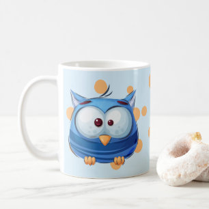 Funny Bird Collection - Blue Coffee Mug