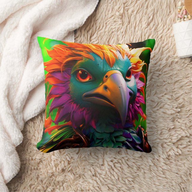 Funny Bird Cushion (Blanket)