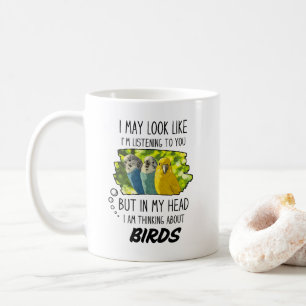 Funny Bird Lover Gift, Beautiful Colourful Birds Coffee Mug