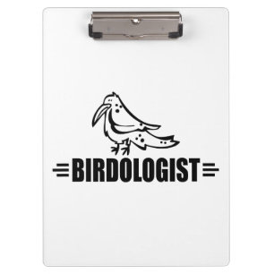Funny Bird Lover's Clipboard