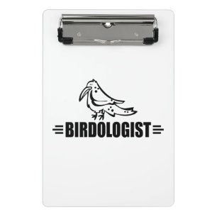 Funny Bird Lover's Mini Clipboard