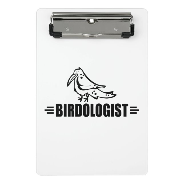Funny Bird Lover's Mini Clipboard (Front)