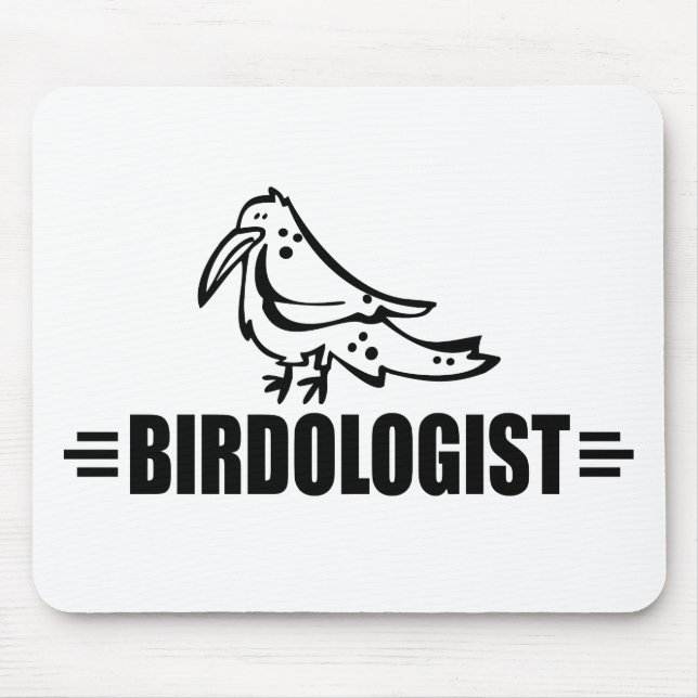 Funny Bird Mouse Mat (Front)