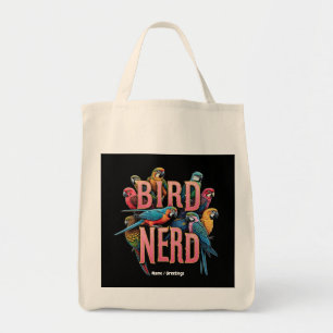 Funny Bird Nerd Design for Bird Watchers and Lover Tote Bag