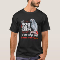 Funny Bird Owner African Grey Parrot