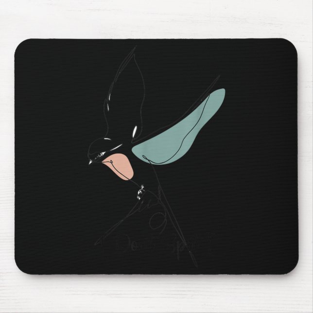 Funny bird watching viewing birding i dont spit i mouse mat (Front)