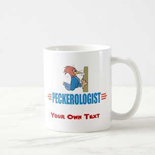 Funny Bird Watching, Woodpecker Coffee Mug