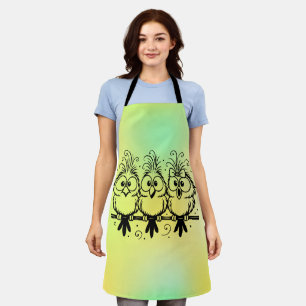 Funny Birds Cartoon-56456 Apron