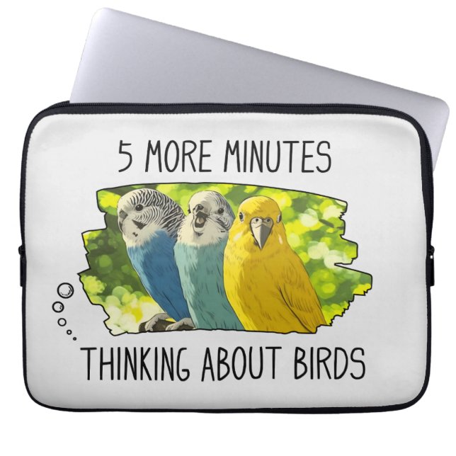 Funny Birds Laptop Sleeve (Front)