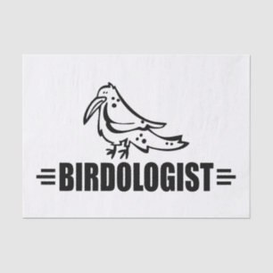 Funny Birdwatcher's Tissue Paper