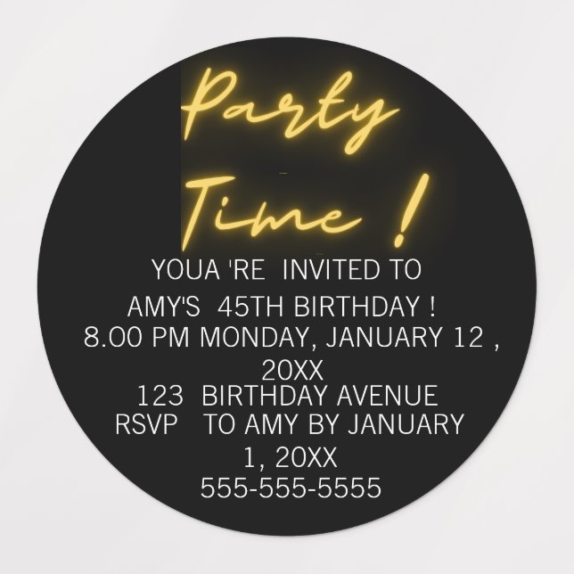 Funny birthday (Design 1)