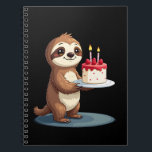Funny Birthday Cake with Sloth Costume for Boys an Notebook<br><div class="desc">Funny Birthday Cake with Sloth Costume for Boys and Girls (1)</div>